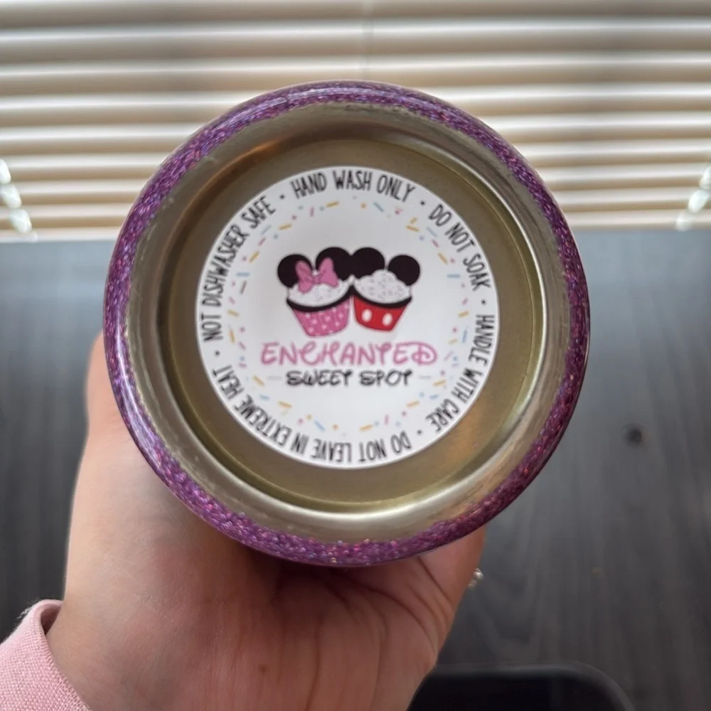Alice In Wonderland Fabric Epoxy 32oz Tumbler